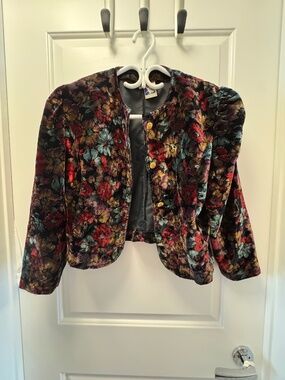 Vintage velvet blazer